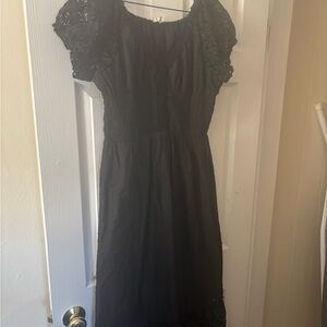 NWT Renaissance  Black Lace Dress
